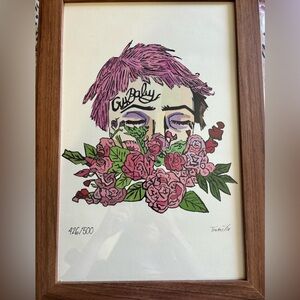 Lil peep limited addition signed poster